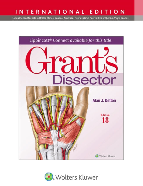 Book cover of: Grant's Dissector. By: DETTON