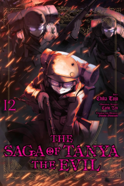 Book cover of: Saga of Tanya the Evil, Vol. 12 (manga). By: Chika Tojo
