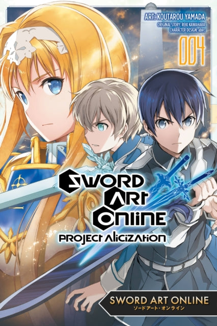 Book cover of: Sword Art Online: Project Alicization, Vol. 4 (manga). By: Reki Kawahara