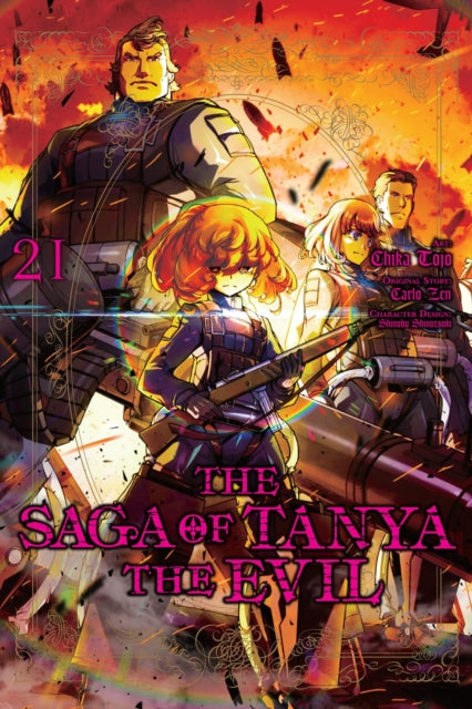 Book cover of: Saga of Tanya the Evil, Vol. 21 (manga). By: カルロ・ゼン