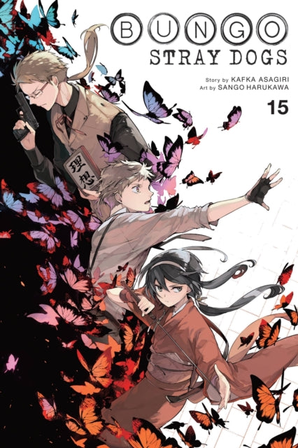 Book cover of: Bungo Stray Dogs, Vol. 15. By: 朝霧カフカ
