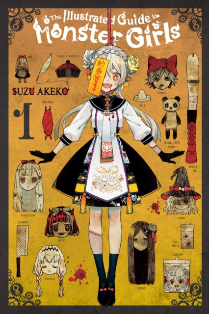 Book cover of: Illustrated Guide to Monster Girls, Vol. 1. By: Suzu Akeko