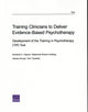 Book cover of: Training Clinicians to Deliver Evidence-Based Psychotherapy. By: Kimberly A. Hepner
