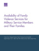 Book cover of: Availability of Family Violence Services for Military Service Members and Their Families. By: Coleen Farris