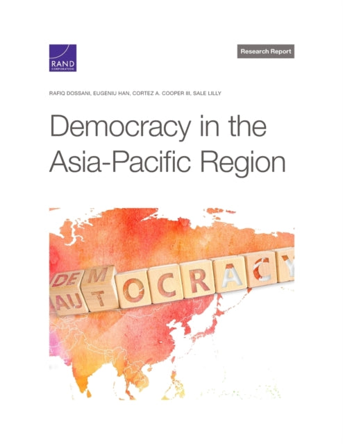 Book cover of: Democracy in the Asia-Pacific Region. By: Rafiq Dossani
