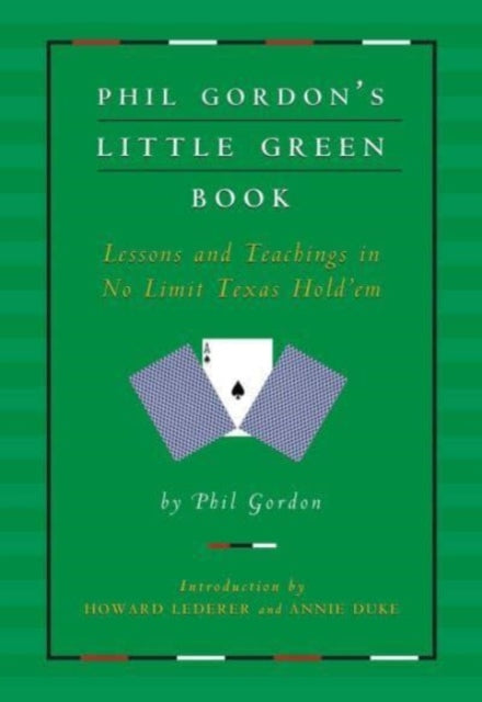Book cover of: Phil Gordon's Little Green Book. By: Phil Gordon