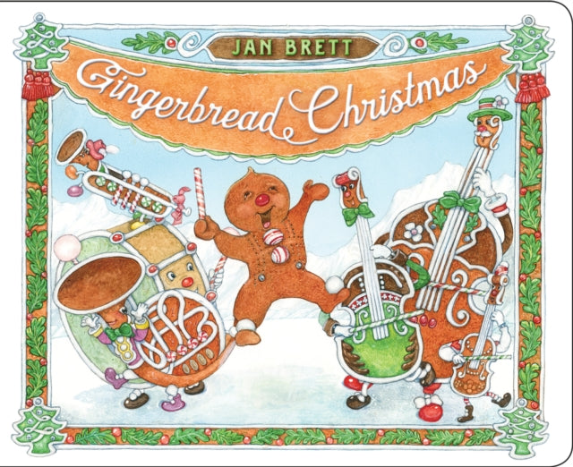 Book cover of: Gingerbread Christmas. By: Jan Brett