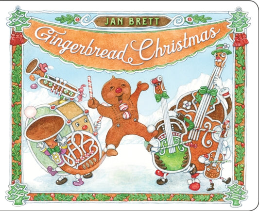 Book cover of: Gingerbread Christmas. By: Jan Brett