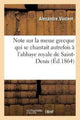Book cover of: Note Sur La Messe Grecque Qui Se Chantait Autrefois A l'Abbaye Royale de Saint-Denis