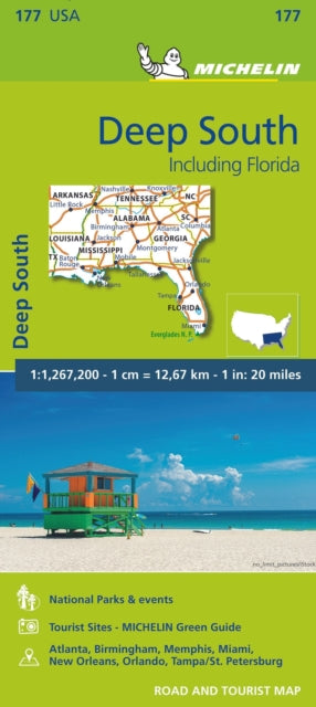 Book cover of: Deep South - Zoom Map 177