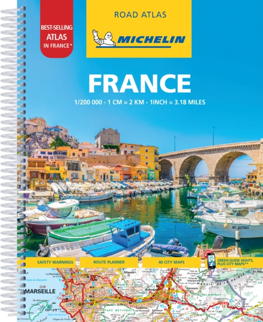 Book cover of: France -A4 Tourist & Motoring Atlas. By: Michelin