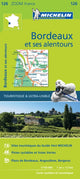 Book cover of: Bordeaux & surrounding areas - Zoom Map 126. By: Michelin Travel
