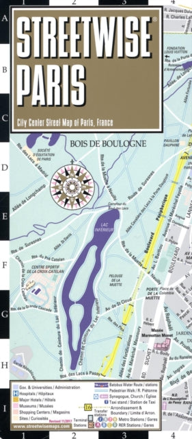 Book cover of: Streetwise Paris Map - Laminated City Center Street Map of Paris, France. By: Michelin