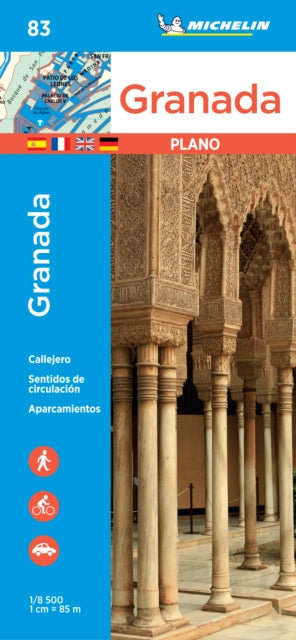 Book cover of: Granada - Michelin City Plan 83. By: Vv.Aa.