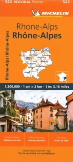 Book cover of: Rhone-Alps - Michelin Regional Map 523