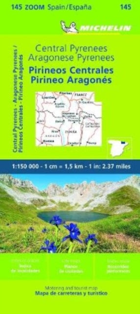 Book cover of: Pyrenees Central - Zoom Map 145