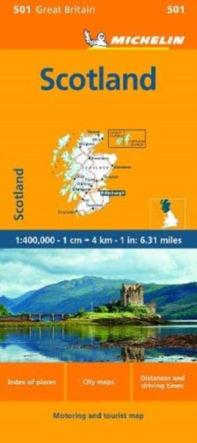 Book cover of: Scotland - Michelin Regional Map 501