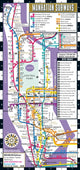 Book cover of: Streetwise Map Manhattan - Laminated City Center Street Map of Manhattan Subway Bus: City Plans