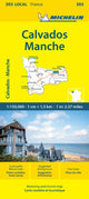 Book cover of: Calvados Manche - Michelin Local Map 303