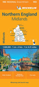 Book cover of: Northern England - Michelin Regional Map 502
