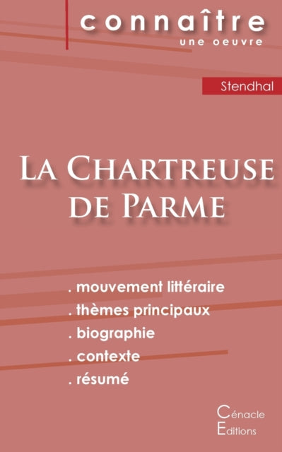 Book cover of: Fiche de lecture La Chartreuse de Parme de Stendhal (Analyse litteraire de reference et resume complet)