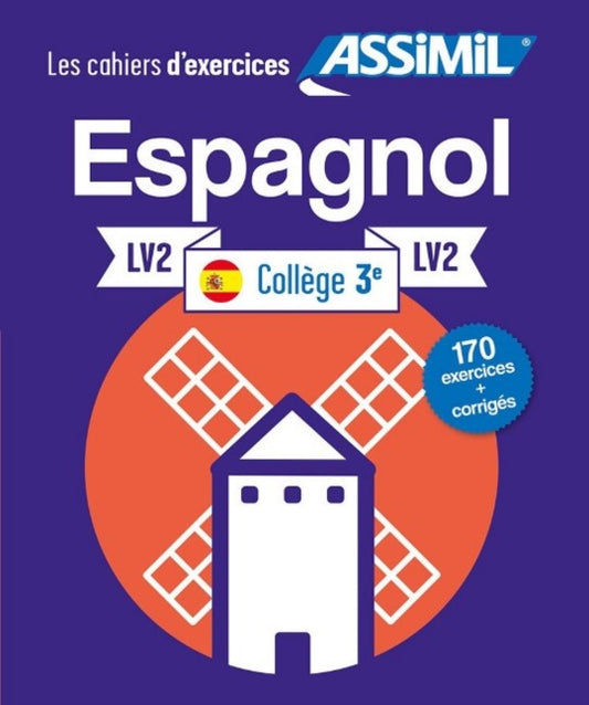 Book cover of: Cahier d'exercices ESPAGNOL - niveau classe de 3e - LV2