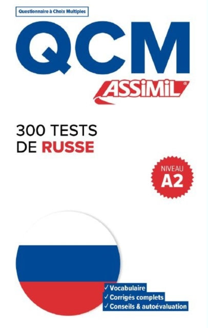 Book cover of: QCM 300 TESTS RUSSE A2