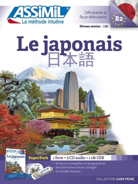 Book cover of: Le Japonais Superpack (Book + 4 CD audio + 1Mp3 USB)