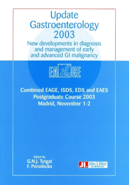 Book cover of: Update Gastroenterology 2003. By: G. N. Tytgat