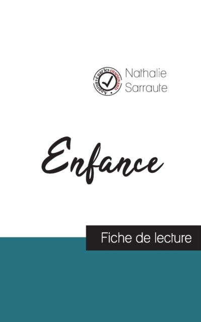 Book cover of: Enfance de Nathalie Sarraute (fiche de lecture et analyse complete de l'oeuvre)