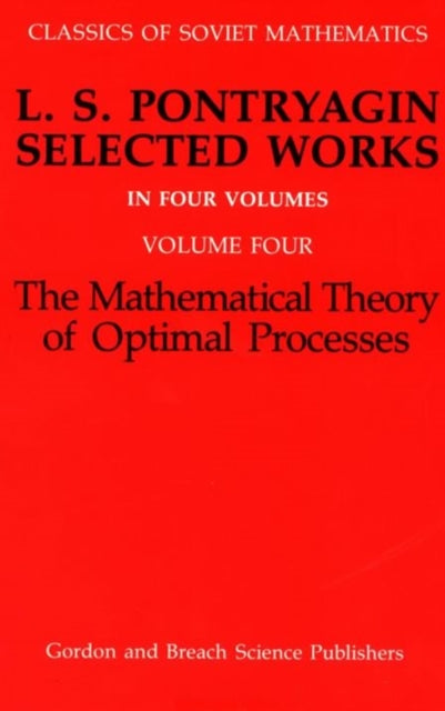 Book cover of: Mathematical Theory of Optimal Processes. By: L. S. Pontryagin