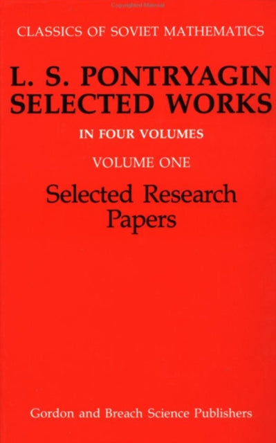 Book cover of: Selected Research Papers. By: Les Semenovich Pontryagin