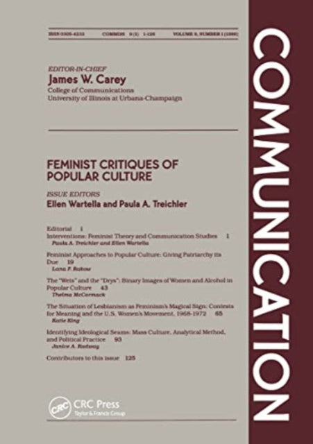 Book cover of: Feminst Critiques of Popular Culture. By: E. Wartella