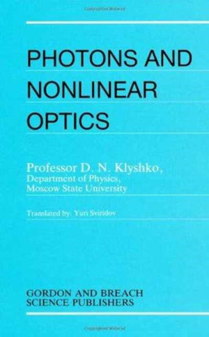 Photons Nonlinear Optics