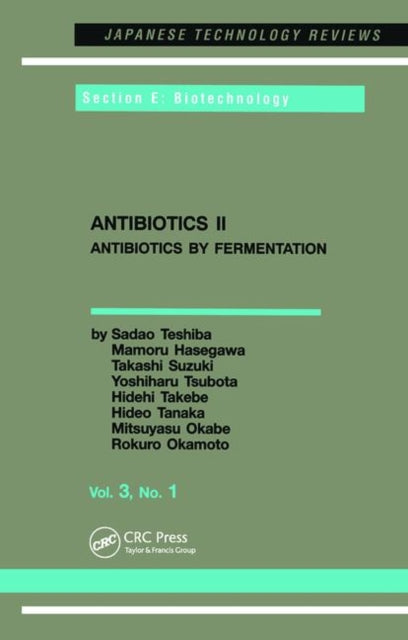 Book cover of: Antibiotics II. By: Sadao Teshiba
