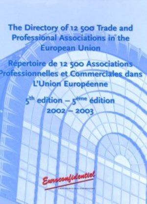 Directory of 12,500 Trade and Professional Associations in the EU