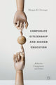 Book cover of: Corporate Citizenship and Higher Education. By: Morgan R. Clevenger