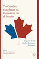 Book cover of: Canadian Contribution to a Comparative Law of Secession