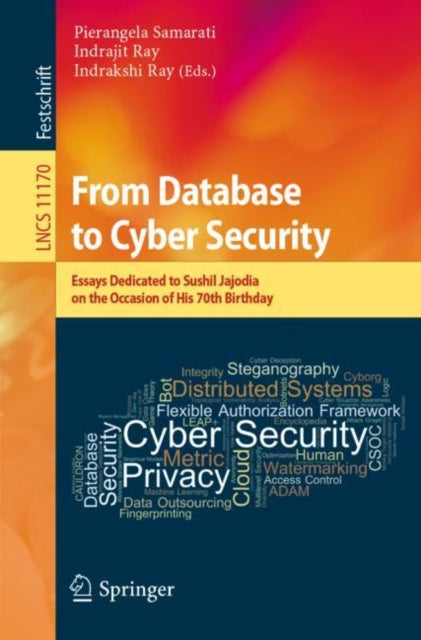 Book cover of: From Database to Cyber Security. By: Pierangela Samarati