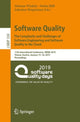 Book cover of: Software Quality: The Complexity and Challenges of Software Engineering and Software Quality in the Cloud. By: Dietmar Winkler