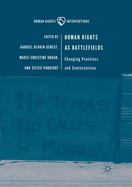 Book cover of: Human Rights as Battlefields. By: Gabriel Blouin-Genest