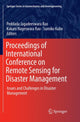 Book cover of: Proceedings of International Conference on Remote Sensing for Disaster Management