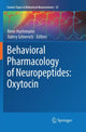 Book cover of: Behavioral Pharmacology of Neuropeptides: Oxytocin. By: Rene Hurlemann