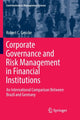 Book cover of: Corporate Governance and Risk Management in Financial Institutions. By: Robert C. Gericke