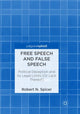 Book cover of: Free Speech and False Speech. By: Robert N. Spicer