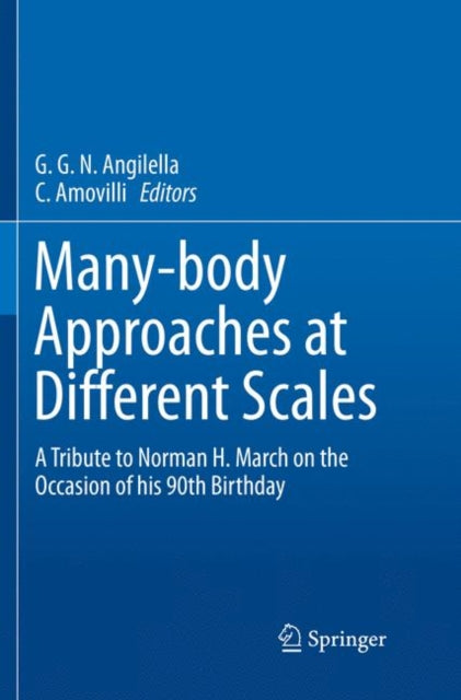 Book cover of: Many-body Approaches at Different Scales. By: G.G.N Angilella