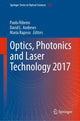 Book cover of: Optics, Photonics and Laser Technology 2017. By: Paulo Ribeiro