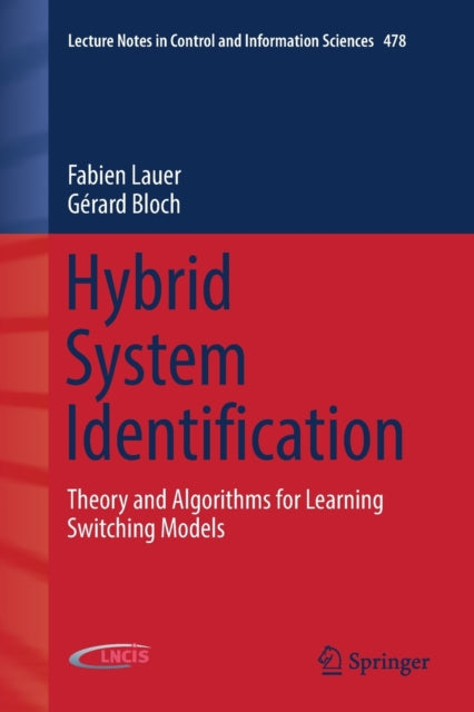 Book cover of: Hybrid System Identification. By: Fabien Lauer