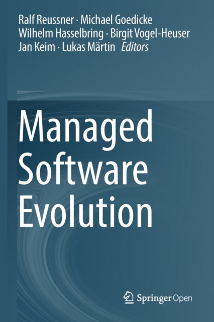 Book cover of: Managed Software Evolution. By: Ralf Reussner