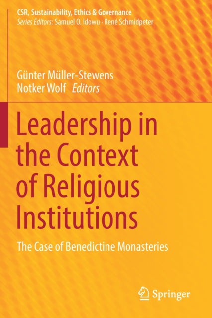 Book cover of: Leadership in the Context of Religious Institutions. By: Günter Müller-Stewens